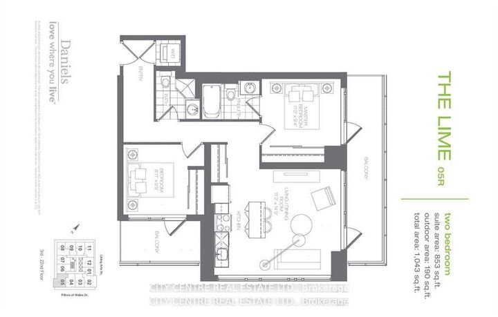 Property Photo: 365 Prince Of Wales Drive 505 ON L5B 0G6