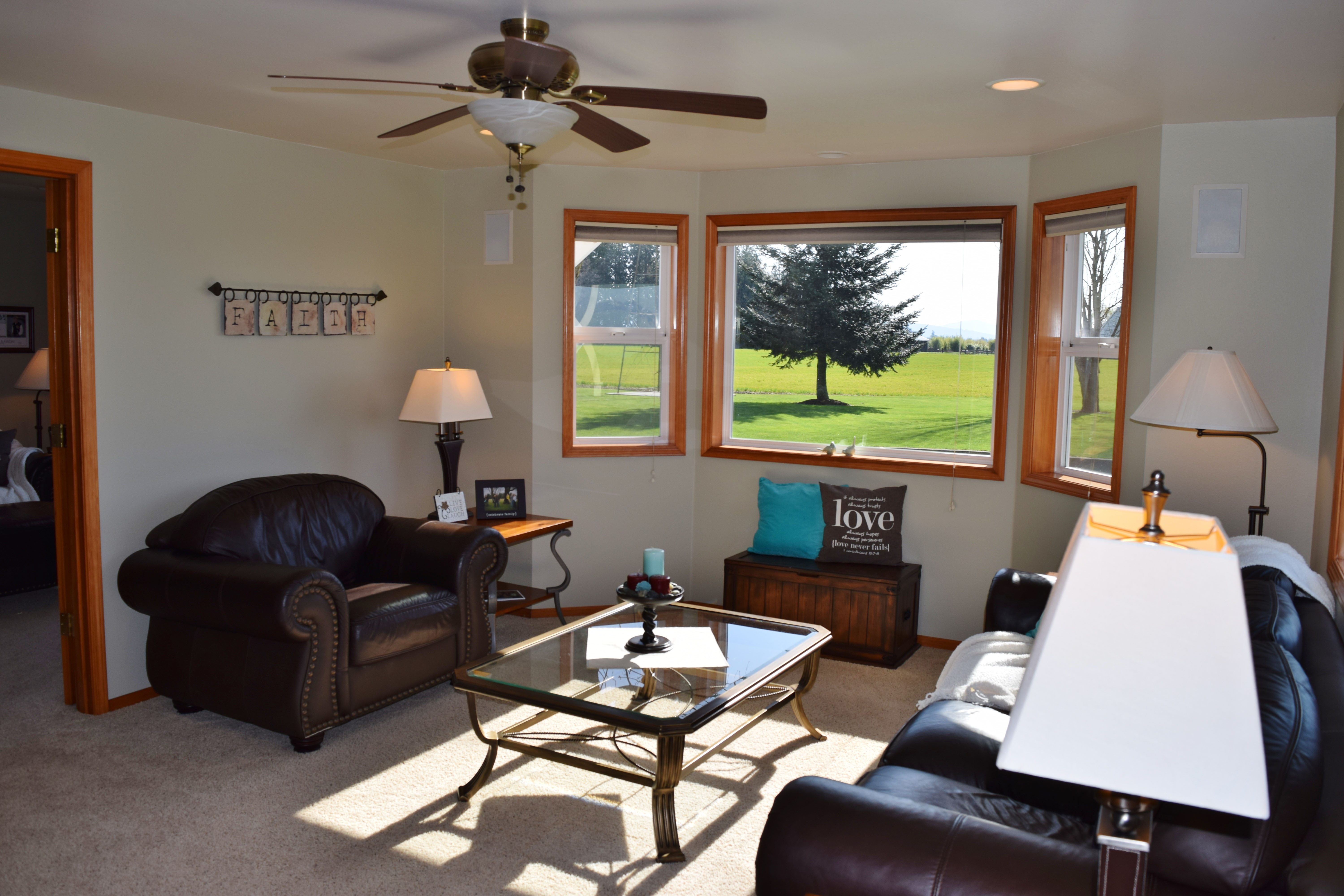 Property Photo: Living room & den 9358 Double Ditch Rd WA 98264