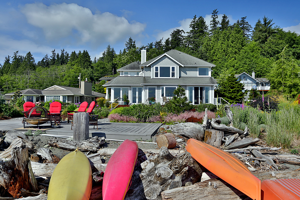 Property Photo: Columbia beach waterfront home 6765 Columbia Beach Dr WA 98236