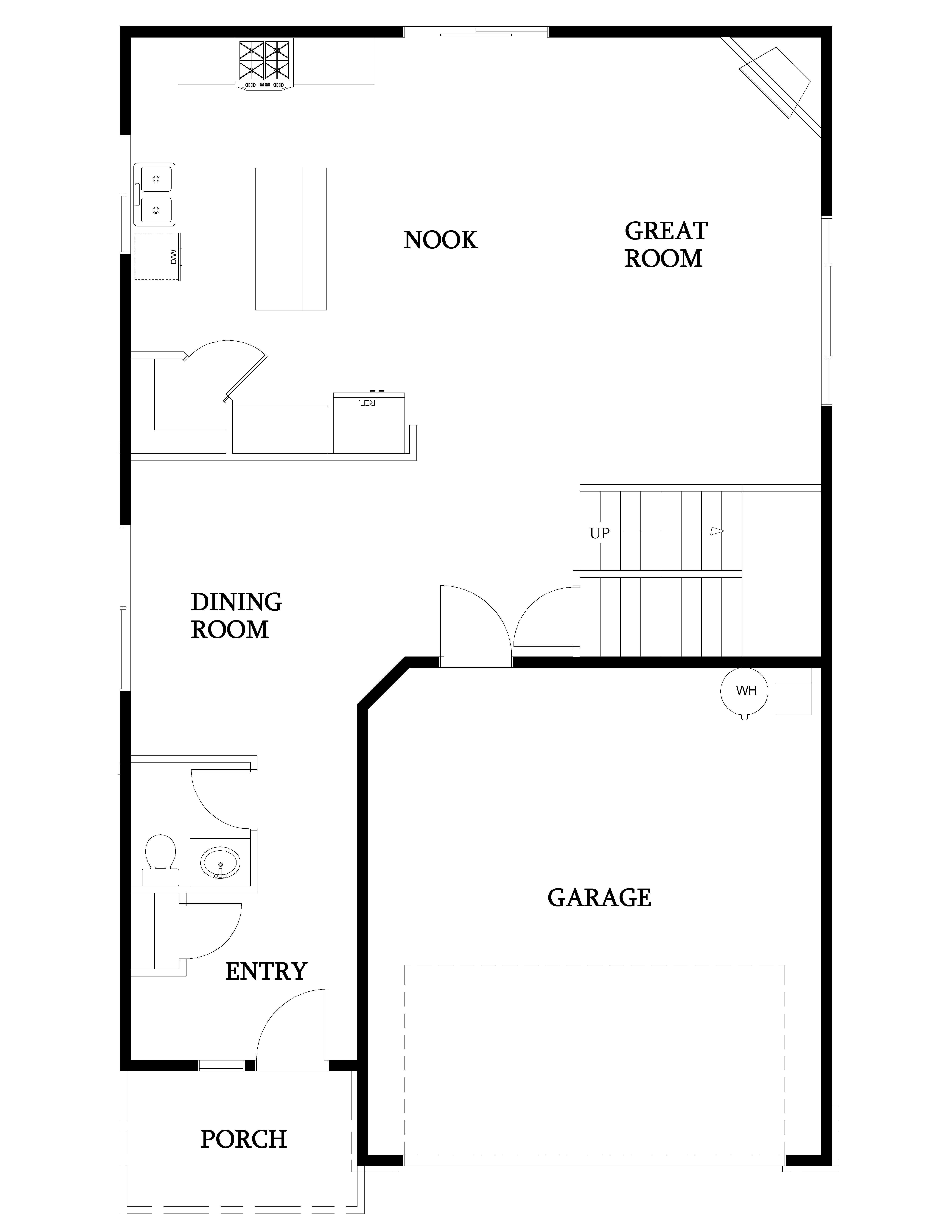 Property Photo: Floor Plan 1009 212th Place SW  WA 98036 