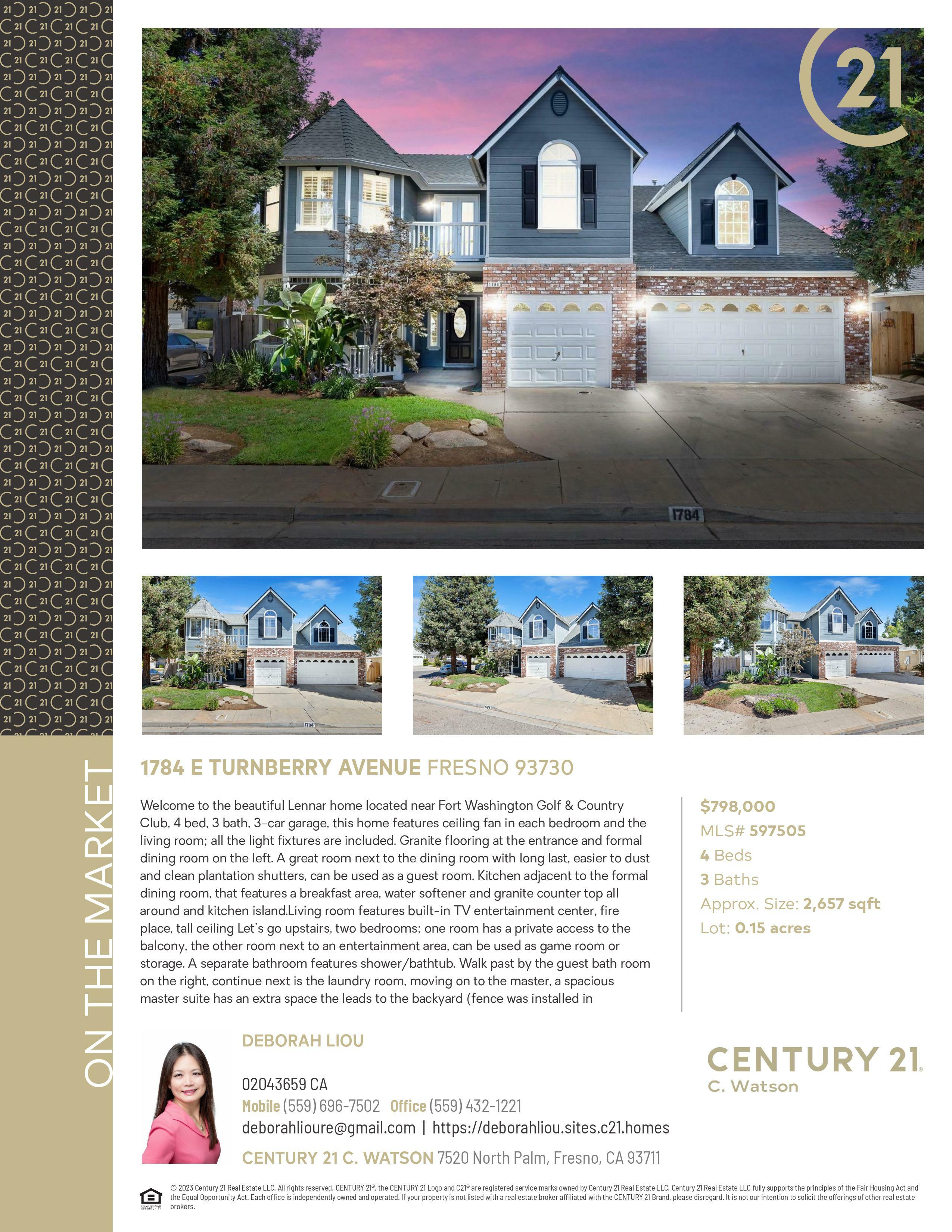 1784 E Turnberry Avenue  Fresno CA 93730 photo