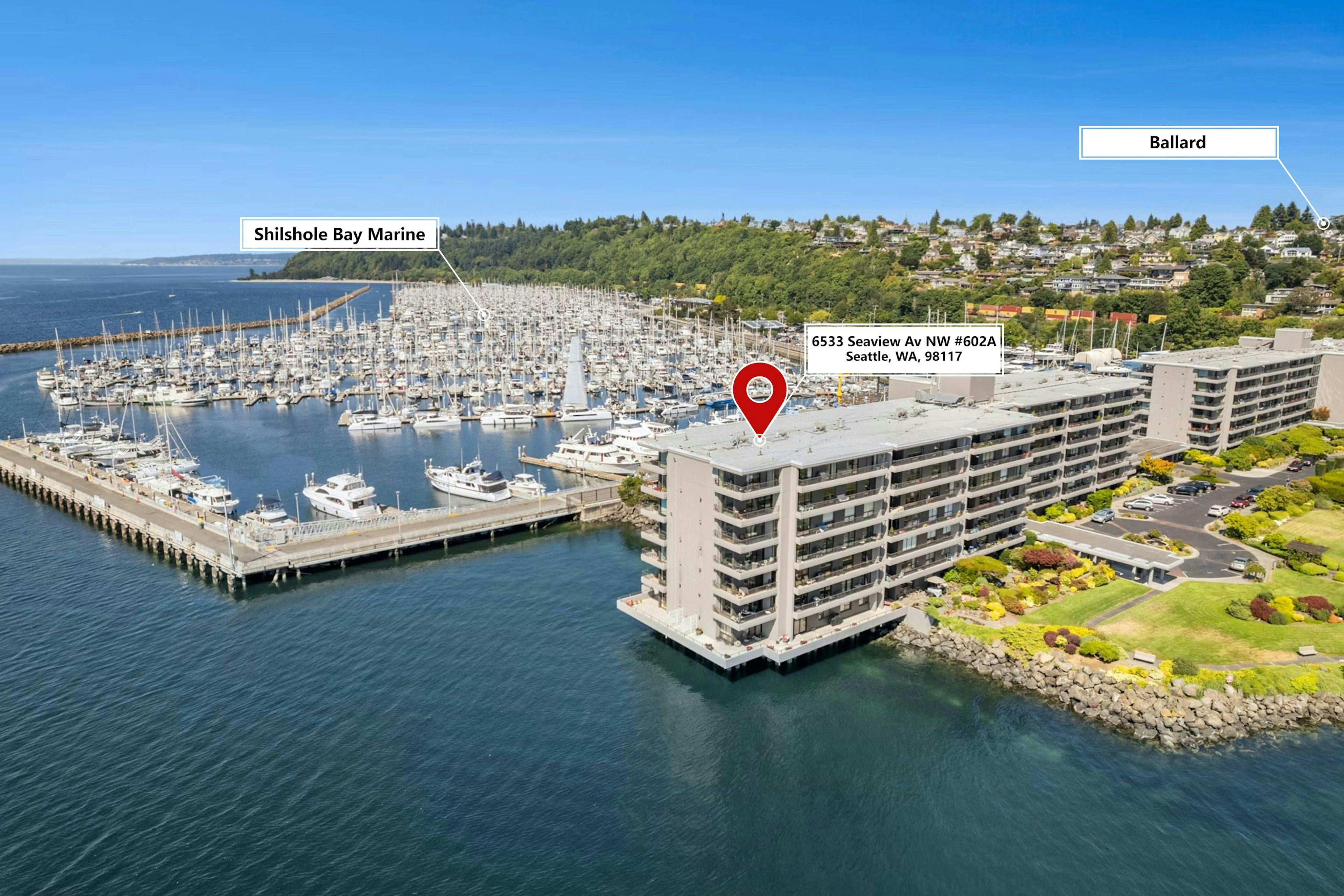 Property Photo:  6533  Seaview Avenue NW 602A  WA 98117 