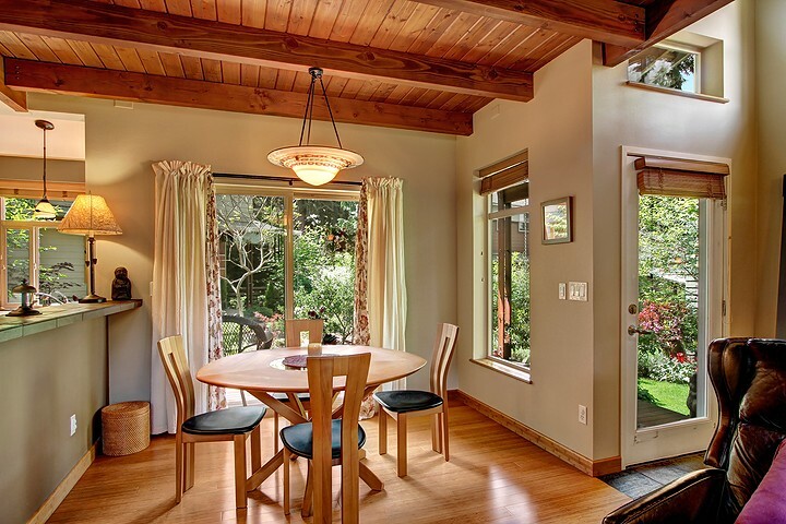 Property Photo: Living room, dining room & open kitchen 20215 15th Ave NW F  WA 98177 