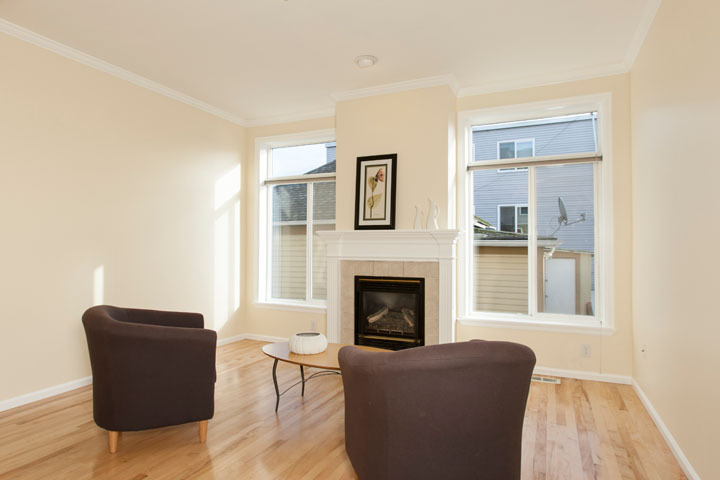 Property Photo: Living room 7318 Linden Ave N 7318 WA 98103