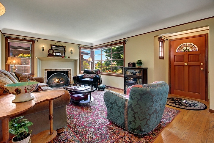 Property Photo: Living room 8012 23rd Ave NW  WA 98117 