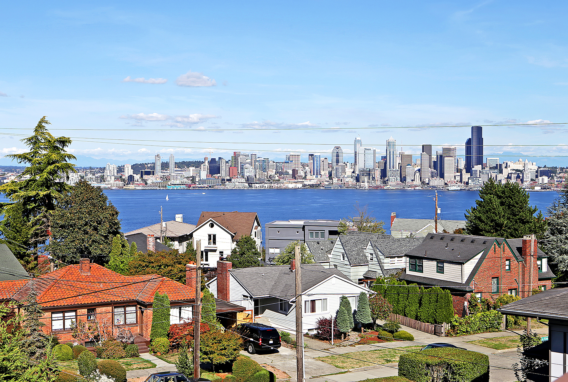 Property Photo: Roof deck/view 1508 California Ave SW B  WA 98116 