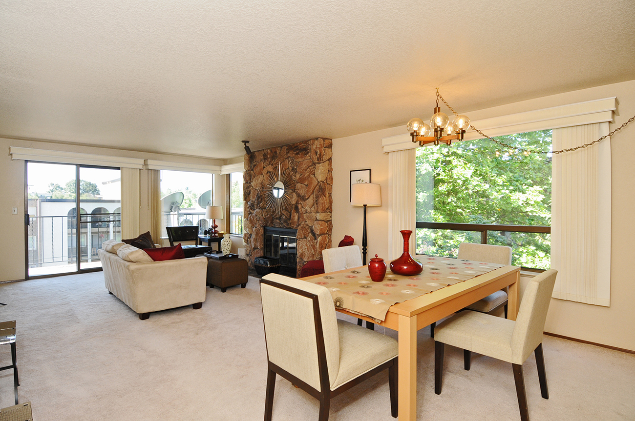 Property Photo: Dining & living room 10601 Bagley Ave N 205  WA 98133 